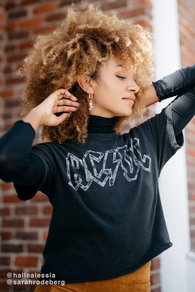 AC/DC Cropped Tee | Urban Outfitters