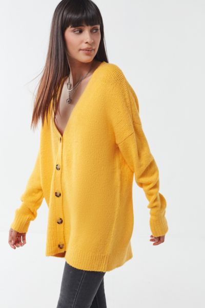 urban outfitters yellow cardigan