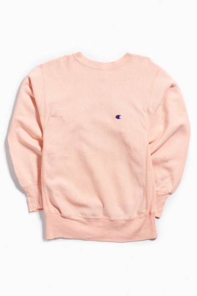 champion crewneck sweatshirt pink