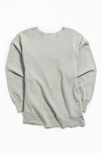 Vintage Champion Grey Crew Neck Sweatshirt | Urban Outfitters