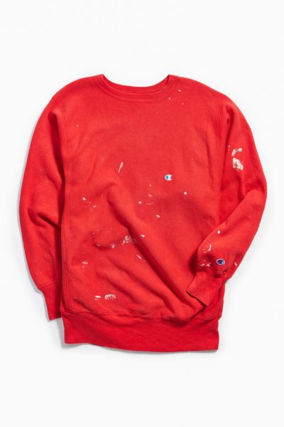 light red sweatshirt