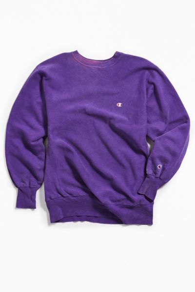 champion purple sweatshirt