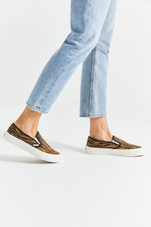 Vans Woven Tiger Slip-On Sneaker | Urban Outfitters
