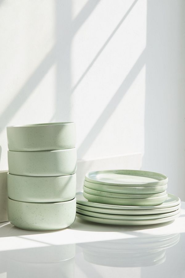Slide View: 2: Stone Lava Speckled 12-Piece Dining Set