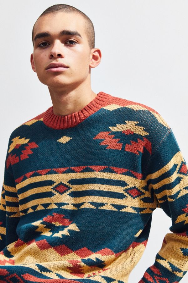 UO Southwestern Patterned Sweater Urban Outfitters