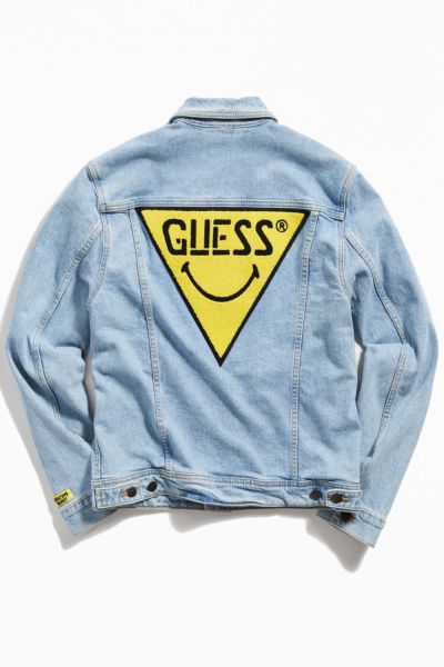 guess x chinatown market x smiley hoodie sweatshirt