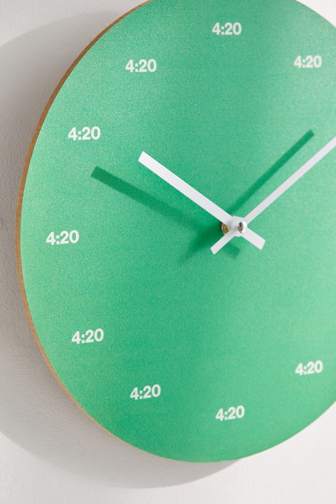 420 12" Wall Clock Urban Outfitters