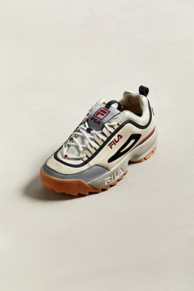 fila uo exclusive distressed disruptor ii sneaker