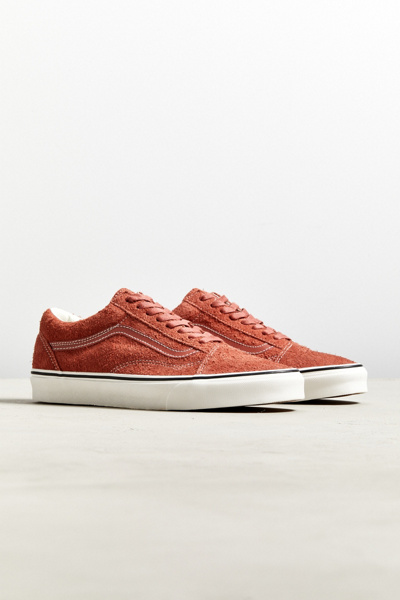 vans old skool red suede