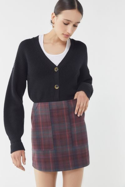 UO Plaid Carpenter Mini Skirt | Urban Outfitters