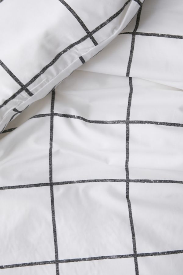 Distressed Check Duvet Set Urban Outfitters