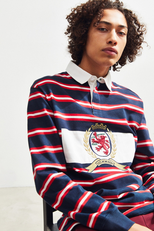 Tommy Hilfiger Crest Rugby Shirt Urban Outfitters Canada