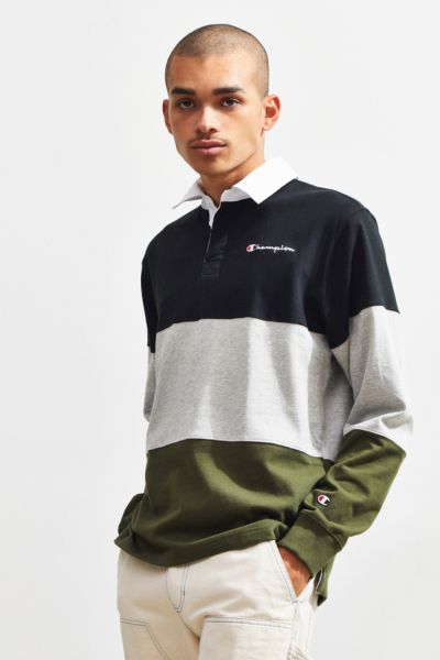 champion colorblock rugby shirt