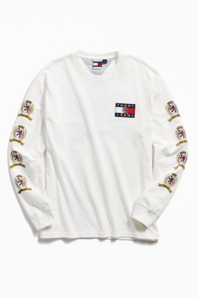 tommy jeans crest long sleeve