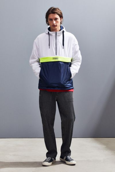 tommy jeans half zip jacket