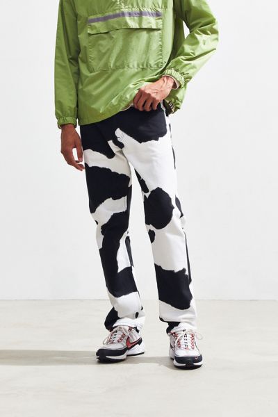 calvin klein cow print jeans