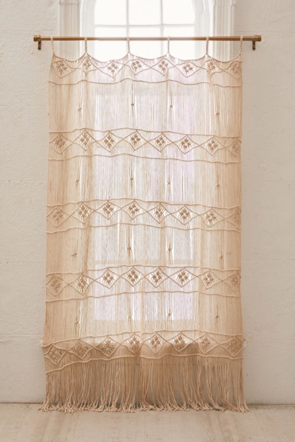 Magnolia Macrame Window Panel Urban Outfitters Canada