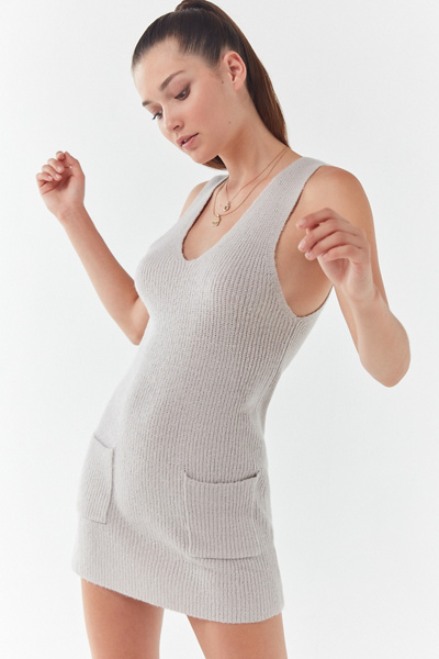 sleeveless sweater dress