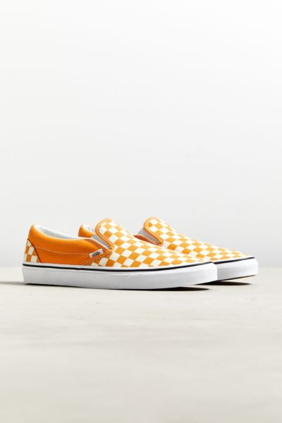 vans slip on orange
