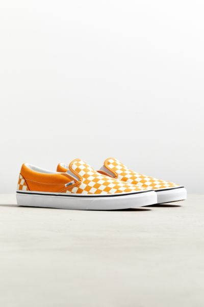 slip on vans orange