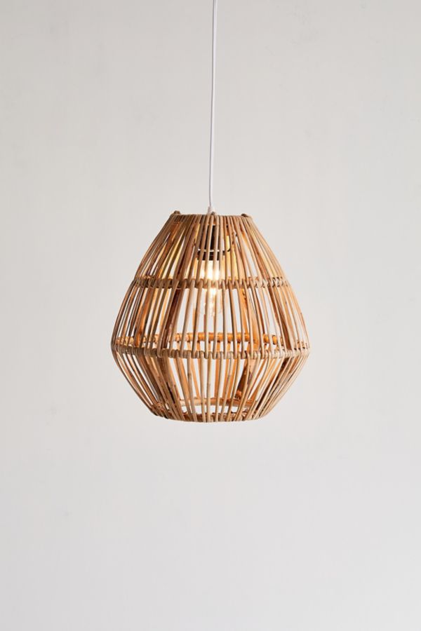 Bamboo Woven Pendant Light