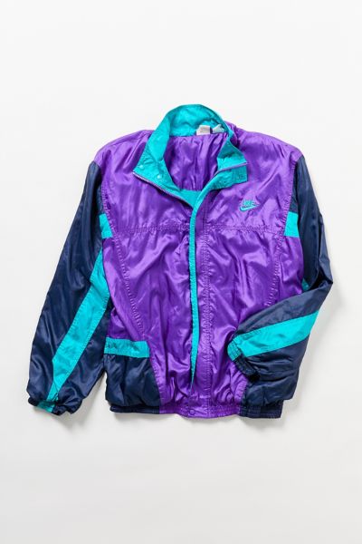 purple and teal nike windbreaker