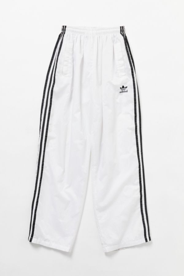 white wind pants