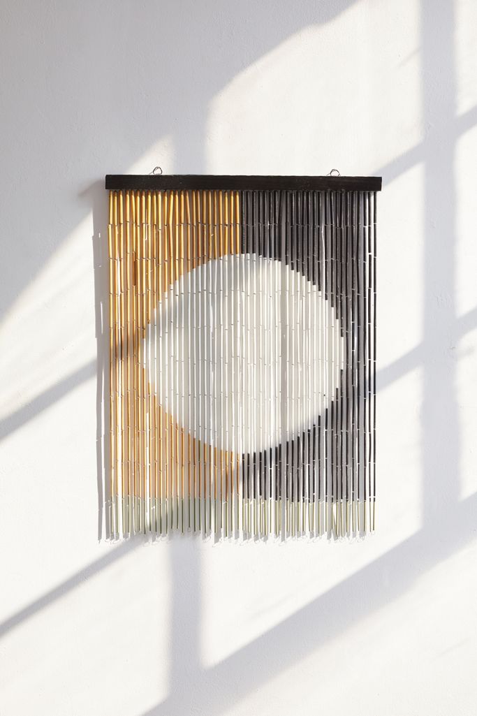 Neha Bamboo Beaded Wall Hanging Urban Outfitters