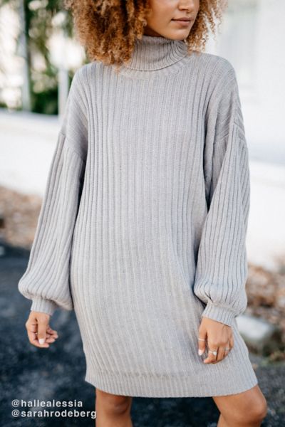 UO Jill Turtleneck Sweater Mini Dress | Urban Outfitters Canada