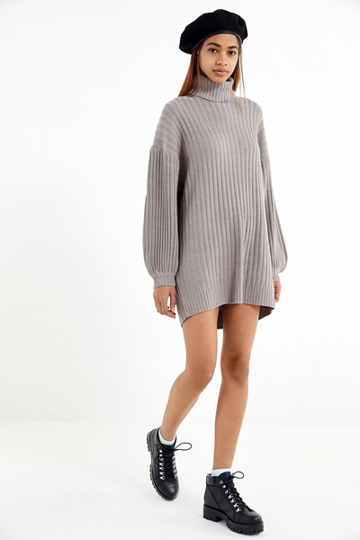 mini sweater dress turtleneck