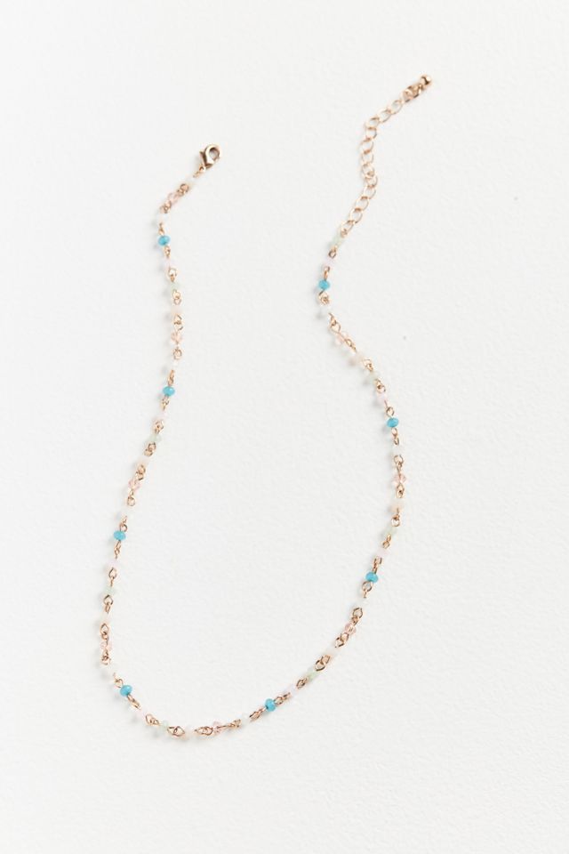 Avery Natural Beaded Necklace | Urban Outfitters Canada