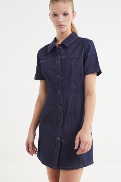 urban outfitters denim dress