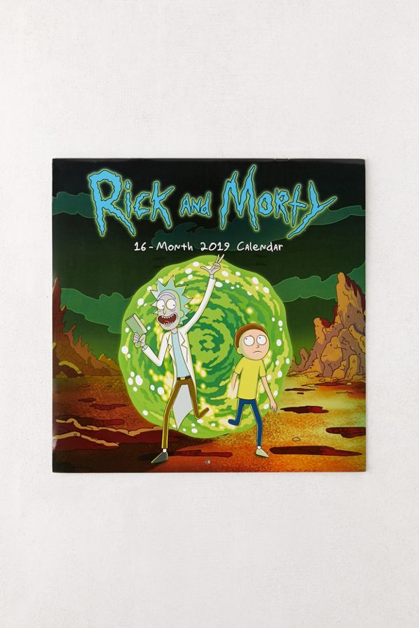 2019-rick-and-morty-16-month-wall-calendar-urban-outfitters