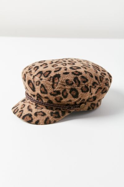 leopard fiddler cap