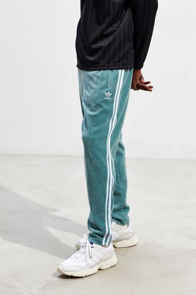 adidas track pants velour