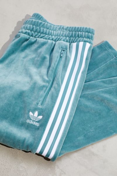 adidas cozy velour track pant