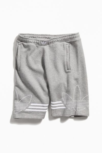 adidas fleece logo shorts