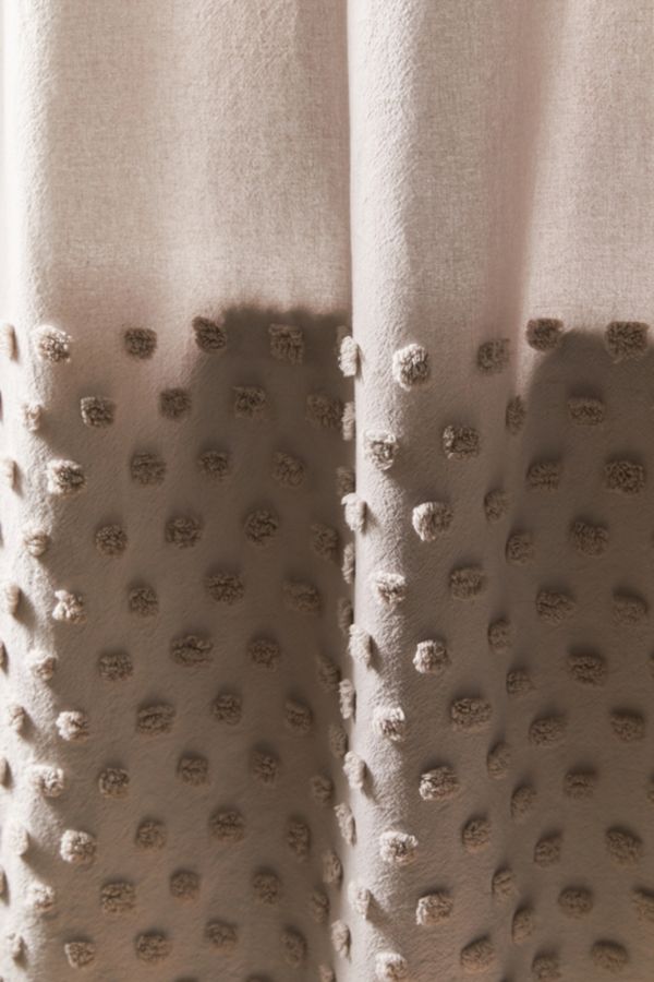 Tufted Dot Shower Curtain Urban Outfitters
