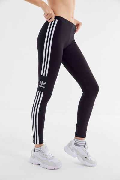 adidas leggings trefoil logo