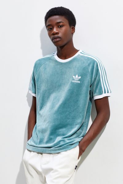 adidas velour t shirt