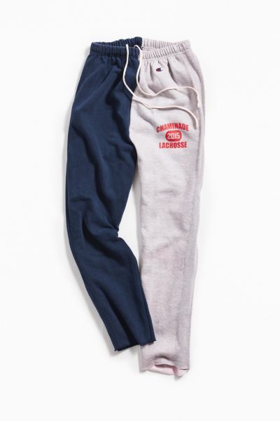 champion reverse weave colorblock pants