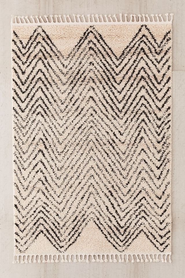 Chevron Shag Rug Urban Outfitters