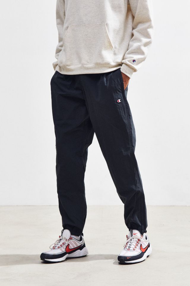 straight leg nylon track pants