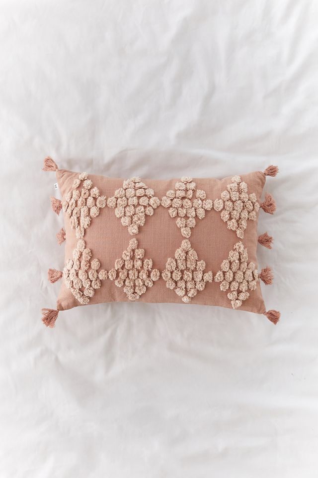 Tufted Geo Bolster Pillow Urban Outfitters