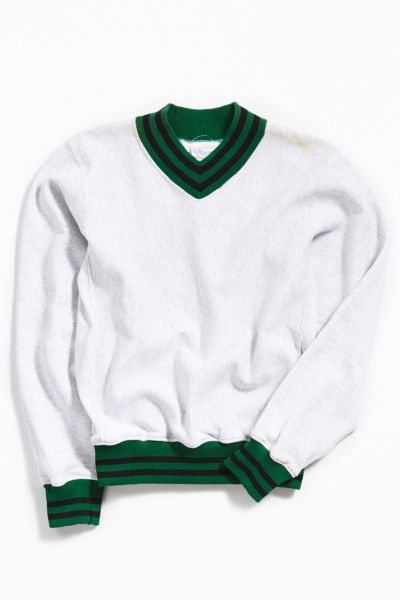 vintage collared sweatshirt