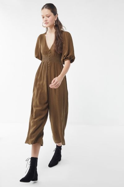 green jumpsuit urban outfitters