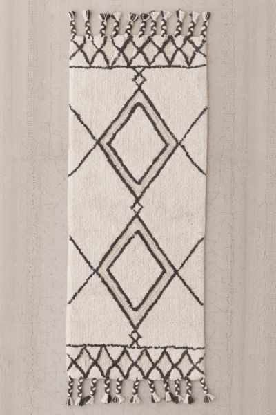 patterned bath mat