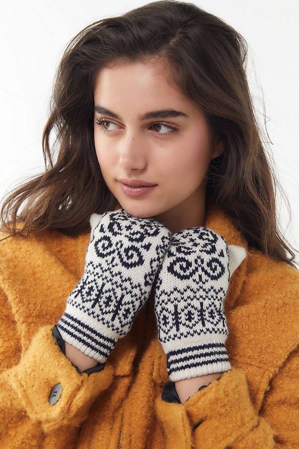 Fair Isle Mitten Urban Outfitters