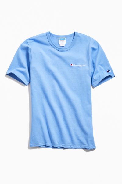 champion embroidered chest logo tee