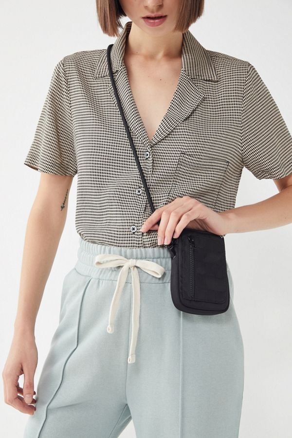 Nylon Mini Crossbody Compact Black Pouch Urban Outfitters